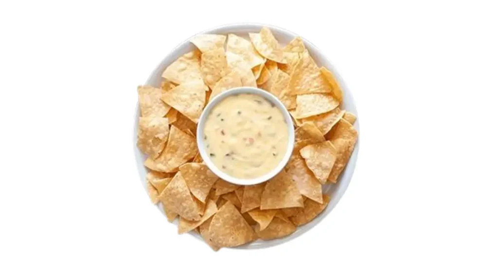 Large Chips And Large Queso Blanco